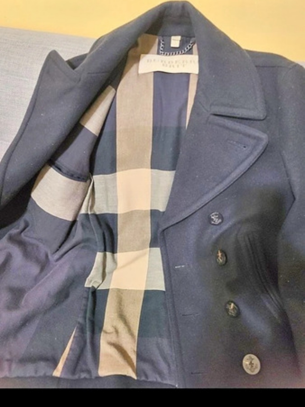 BURBERRY Brit Pea Coats Black